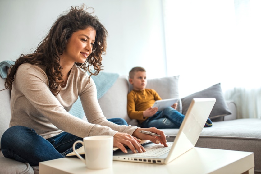 People reviewing options together
